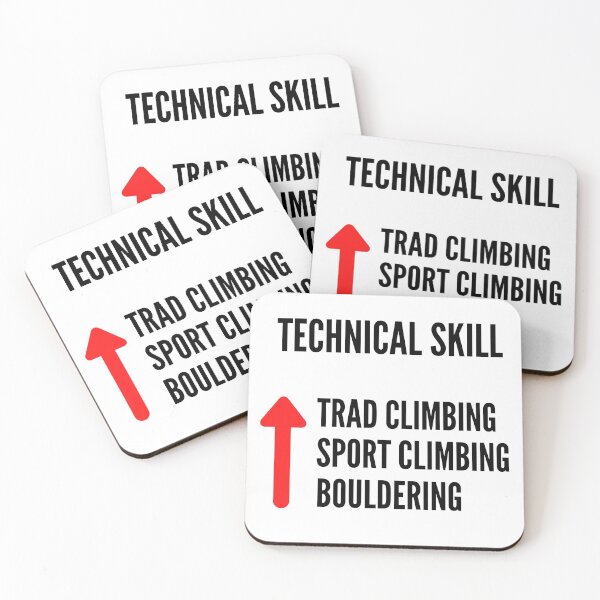 Item preview, Trad Climbing Technical Skill designed and sold by CavingSwag.