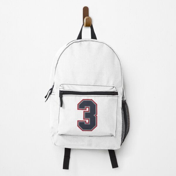 Item preview, 3 Navy Grey Red Sports Number Three designed and sold by HelloFromAja.