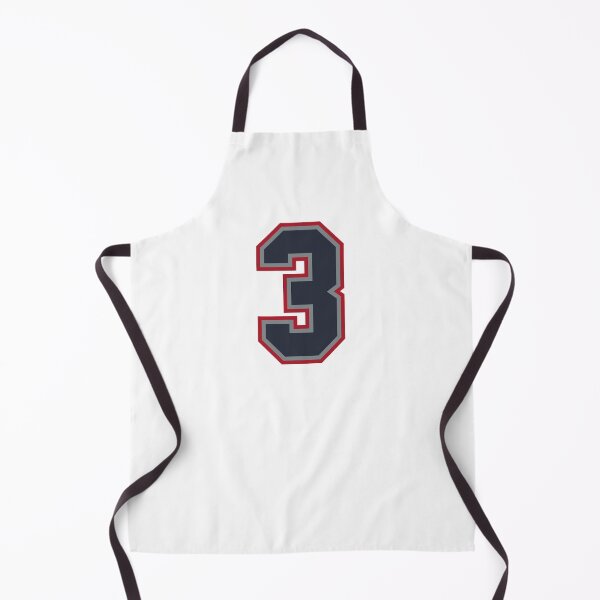 Item preview, 3 Navy Grey Red Sports Number Three designed and sold by HelloFromAja.