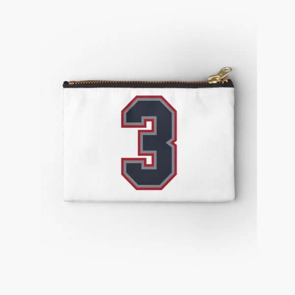 Item preview, 3 Navy Grey Red Sports Number Three designed and sold by HelloFromAja.