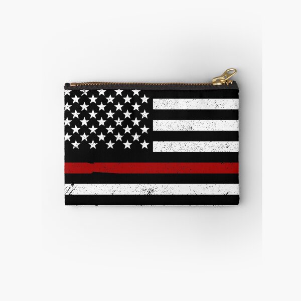 Item preview, Thin Red Line American Flag Distressed- firefighters designed and sold by crimsontreasure.