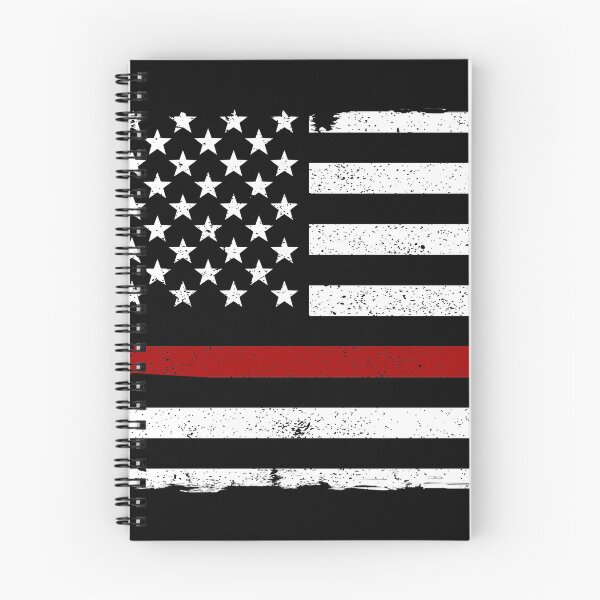 Item preview, Thin Red Line American Flag Distressed- firefighters designed and sold by crimsontreasure.