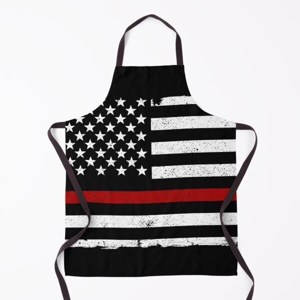 Item preview, Thin Red Line American Flag Distressed- firefighters designed and sold by crimsontreasure.