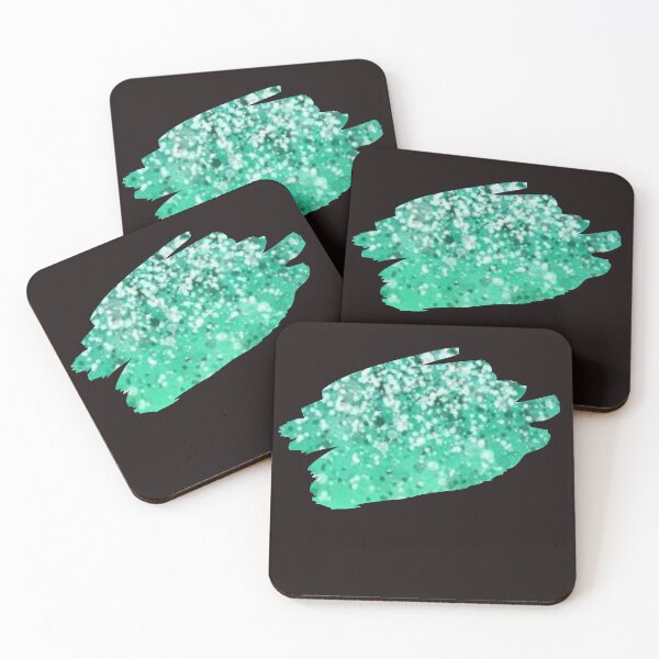 Item preview, glitter sticker green emrald designed and sold by amy greaves.