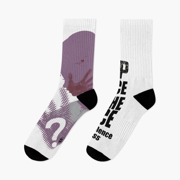 Item preview, This domestic violence supporter apparel to educate people about domestic violence and to make understanding towards it, I Wear Purple Ribbon for Domestic Violence Awareness. designed and sold by bestdesigns2020.