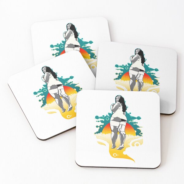 Item preview, The girl is walking on the beach to wach the sunset. designed and sold by Gruzovoi.