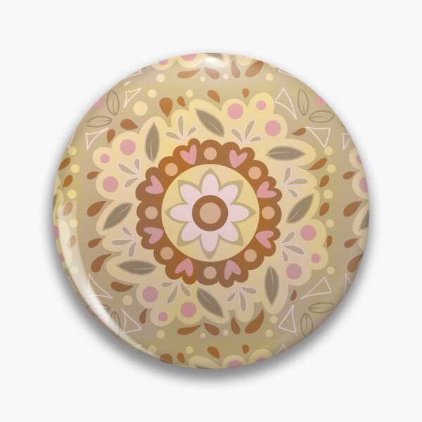 Item preview, Flower pattern in the brown designed and sold by lovingkakeart.