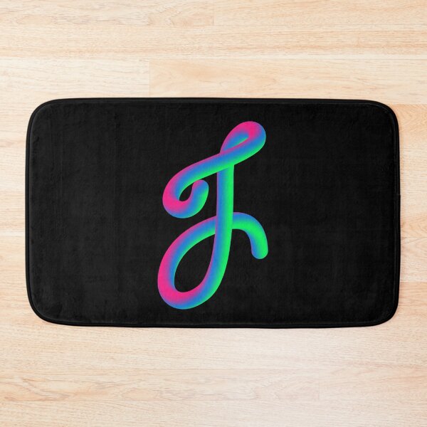Item preview, Letter J Neon Multicolor designed and sold by Aethel84.