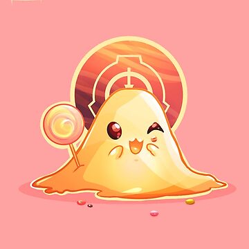 SCP 999 The Tickle Monster - hug monster slime chibi kawaii cute cartoon  art design | Sticker