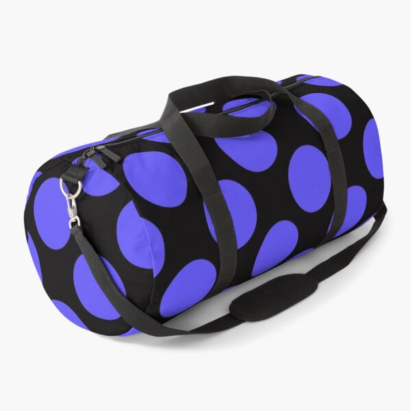 Item preview, Blue Polka Dots with Black Base designed and sold by LifestylePrints.
