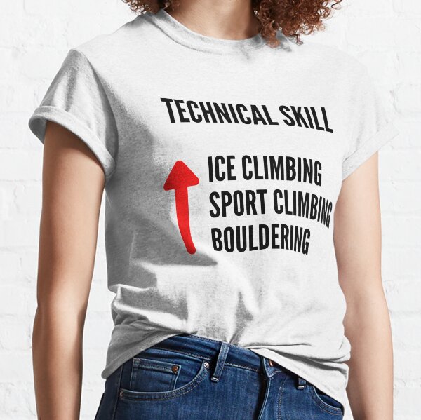 Ice Climbing Technical Skill Classic T-Shirt