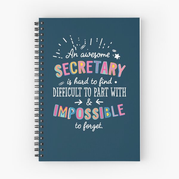 Item preview, An awesome Secretary Gift Idea - Impossible to Forget Quote designed and sold by betternotes.