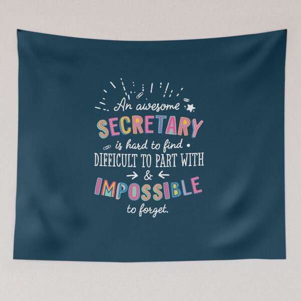 Item preview, An awesome Secretary Gift Idea - Impossible to Forget Quote designed and sold by betternotes.