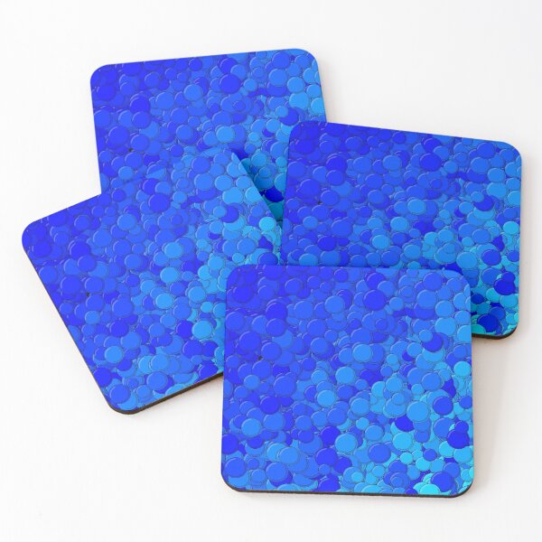 Item preview, Blue and Turquoise Bubbles designed and sold by MathenaArt.