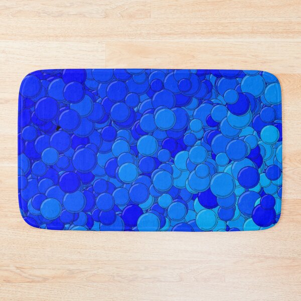 Item preview, Blue and Turquoise Bubbles designed and sold by MathenaArt.