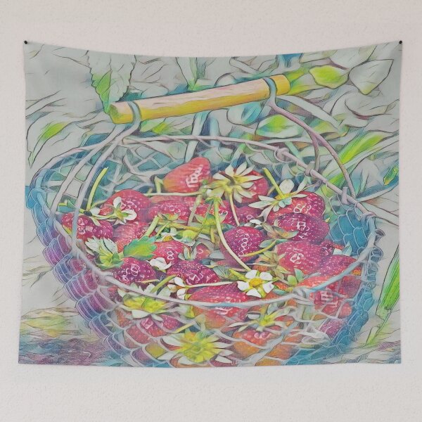 Item preview, Handpicked Fresh Strawberries Gift Basket designed and sold by Galathi Designs.