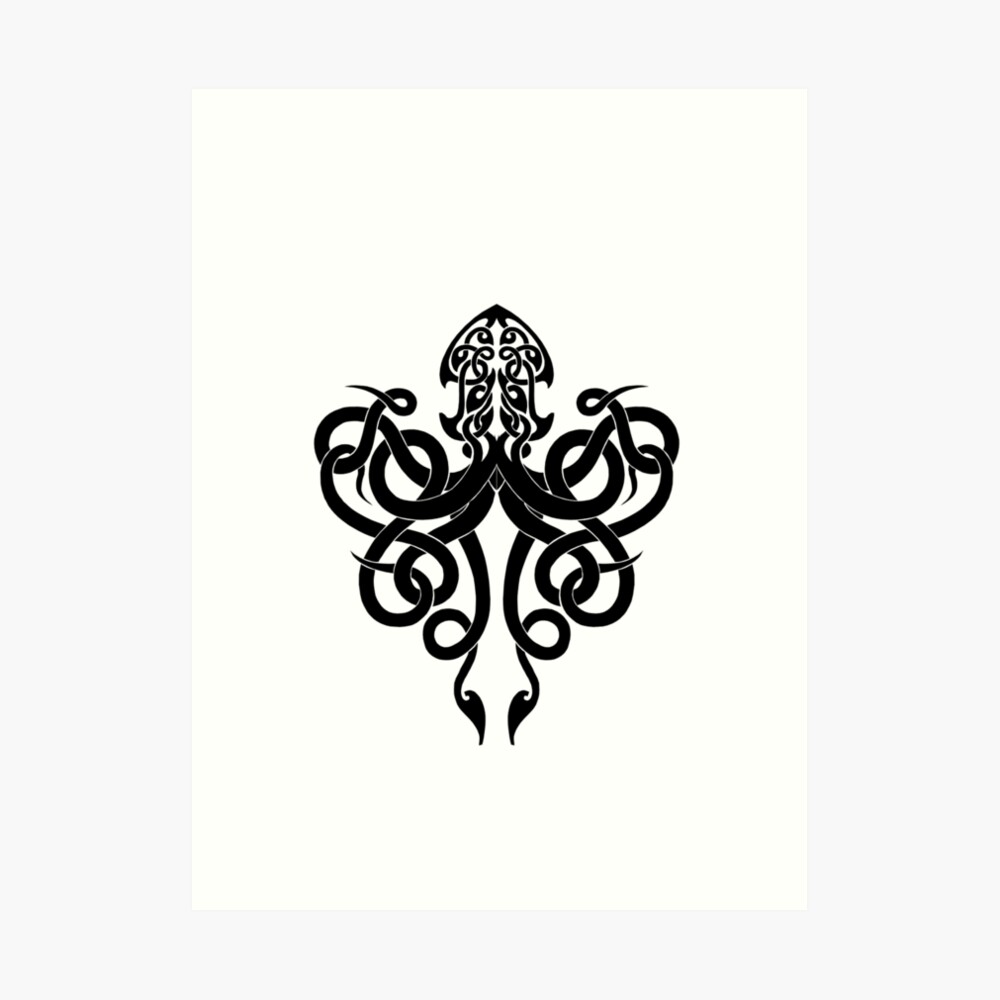 Kraken Logo Art Print