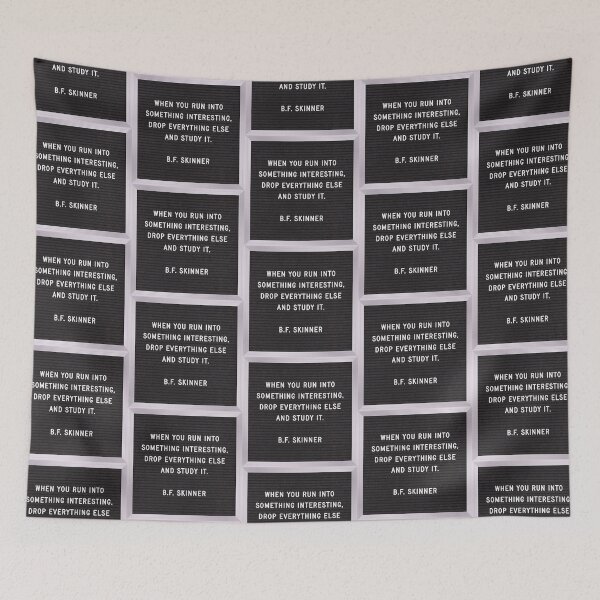 Item preview, Study it BF Skinner letterboard quote designed and sold by bcbayay designs.