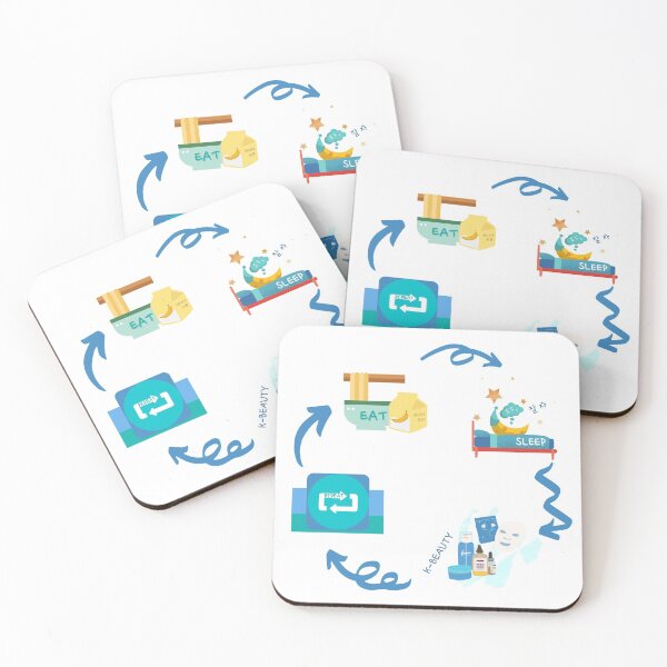 Item preview, Eat Sleep K-Beauty and Repeat designed and sold by SeoulJourner.