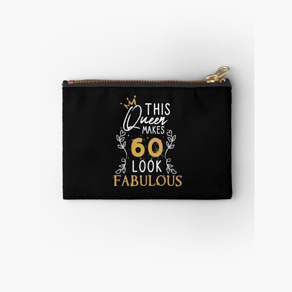 Item preview, This Queen Makes 60 Look Fabulous / Funny Birthday Gift Idea for Girls and Womens / Happy Birthday / 60th Birthday Gift / Heart and flower style idea design designed and sold by Chamssou.
