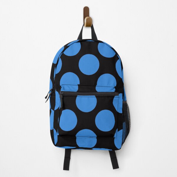 Item preview, Blue Polka Dots with Black Base designed and sold by LifestylePrints.