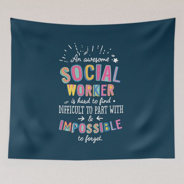 Item preview, An awesome Social Worker Gift Idea - Impossible to Forget Quote designed and sold by betternotes.
