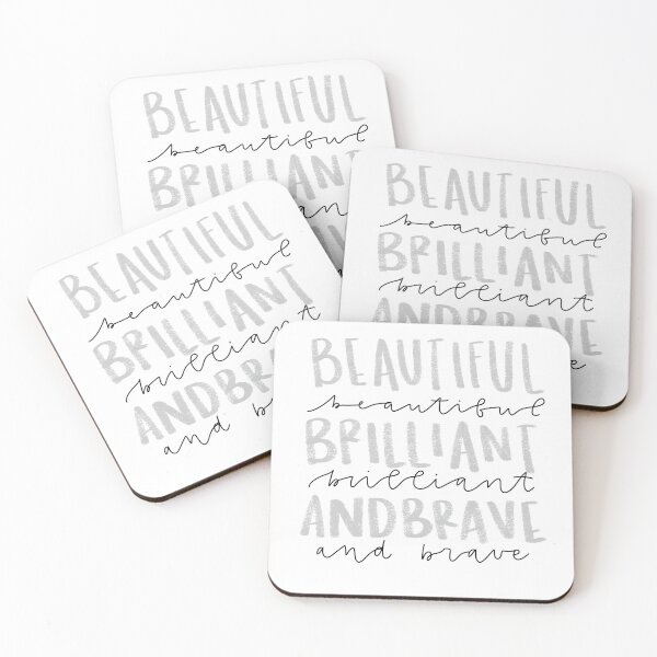 Item preview, beautiful brilliant and brave designed and sold by SmileyRileyArt :).