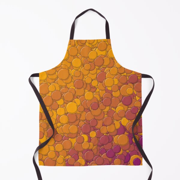 Aperçu de l'œuvre Bulles oranges et violettes créée et vendue par MathenaArt.