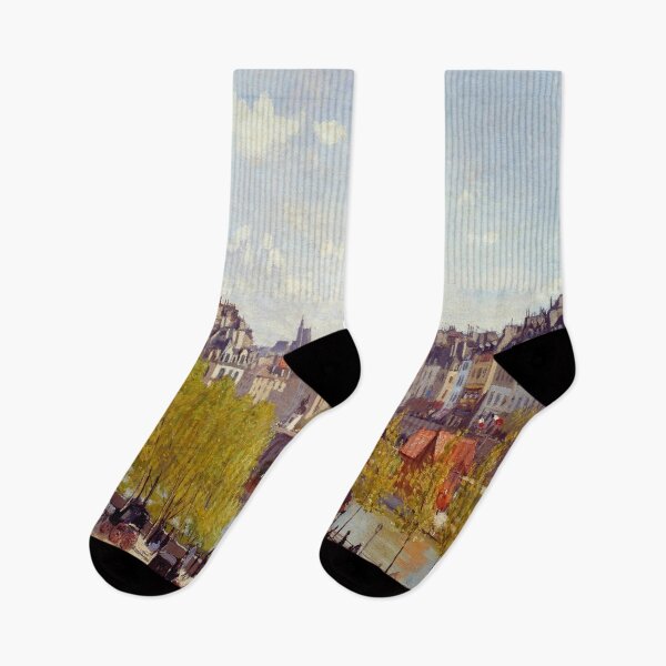 Item preview, Wharf of Louvre,Paris-Claude Monet designed and sold by LexBauer.