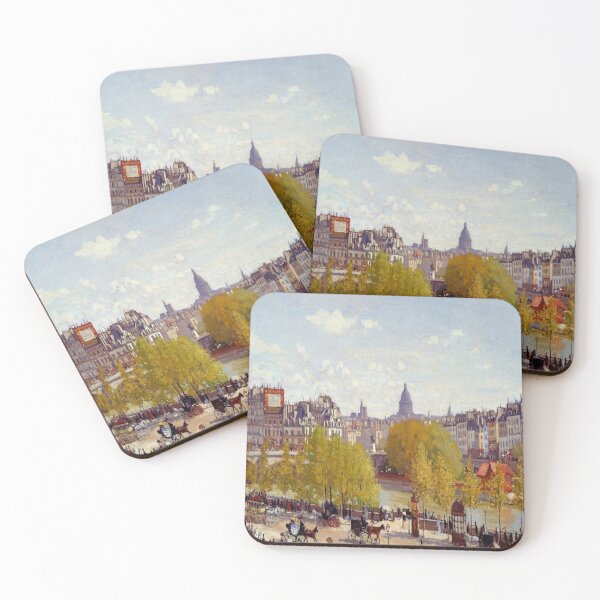 Item preview, Wharf of Louvre,Paris-Claude Monet designed and sold by LexBauer.