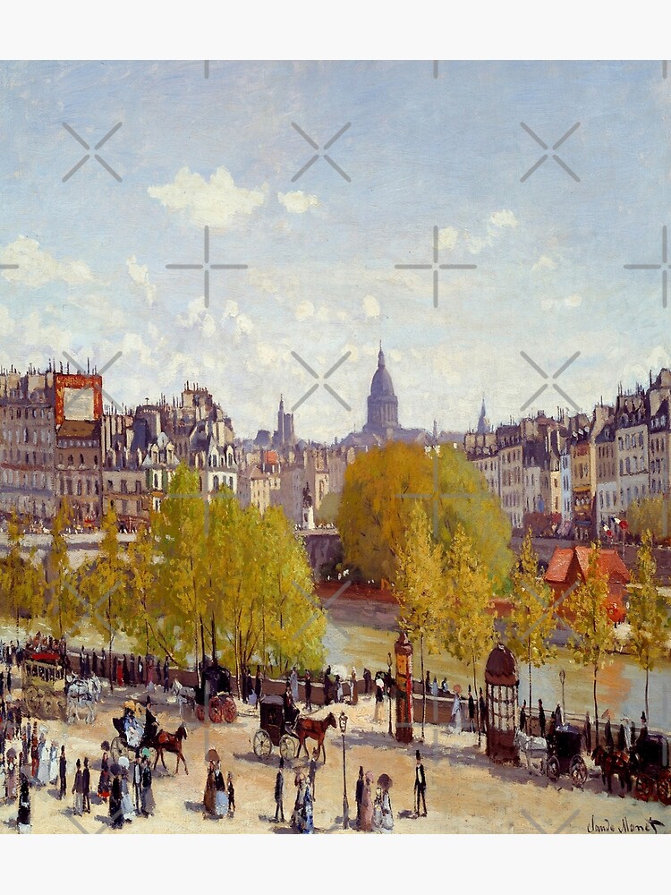 "Wharf of Louvre,ParisClaude Poster for Sale by LexBauer
