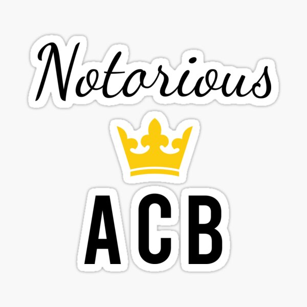 Item preview, notorious acb designed and sold by AymenAllel.