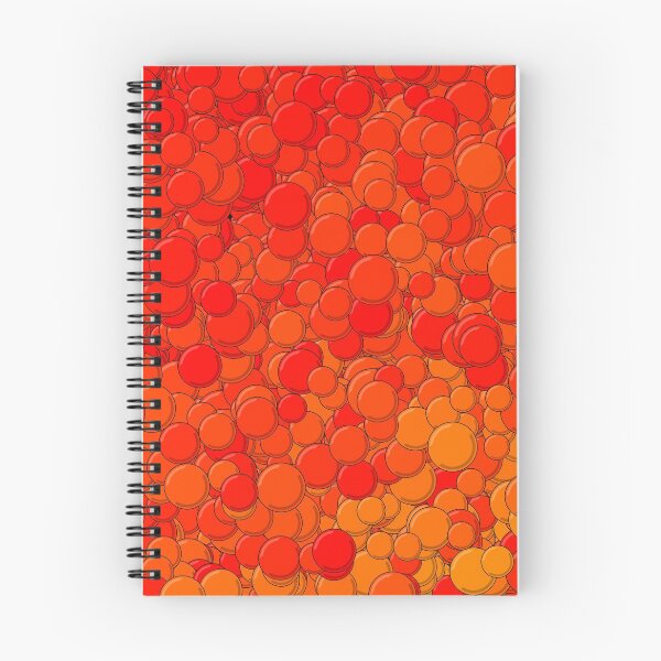 Item preview, Red and Orange Bubbles designed and sold by MathenaArt.