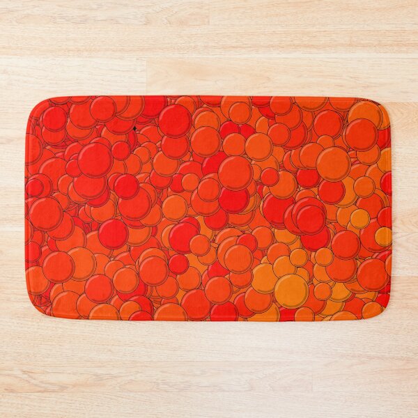 Item preview, Red and Orange Bubbles designed and sold by MathenaArt.