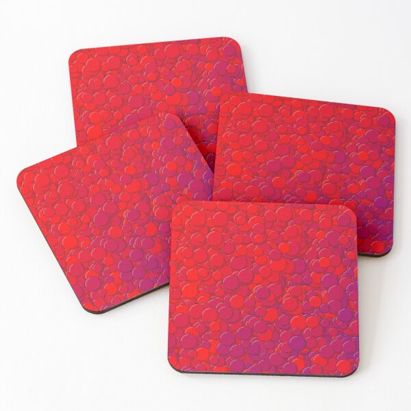 Item preview, Red and Purple Bubbles designed and sold by MathenaArt.