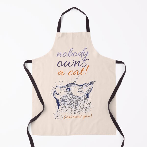 Item preview, Nobody owns a cat, light background designed and sold by korasi.