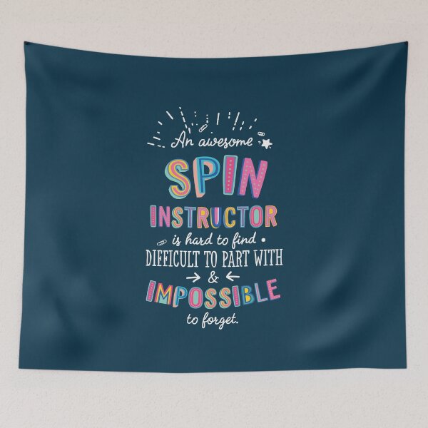 Item preview, An awesome Spin Instructor Gift Idea - Impossible to Forget Quote designed and sold by betternotes.