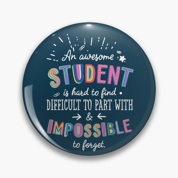 Item preview, An awesome Student Gift Idea - Impossible to Forget Quote designed and sold by betternotes.