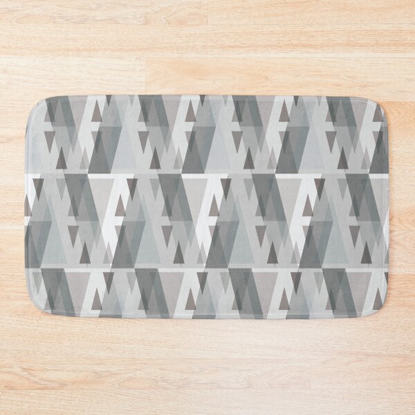 Item preview, Vertical Triangles Pattern – Gray designed and sold by RoguePatterns.