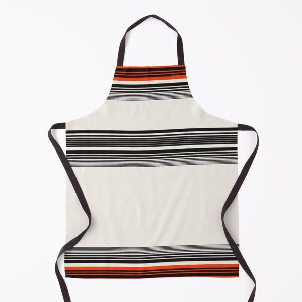 Item preview, Simple trendy black, orange and white stripes designed and sold by africanvisuals.