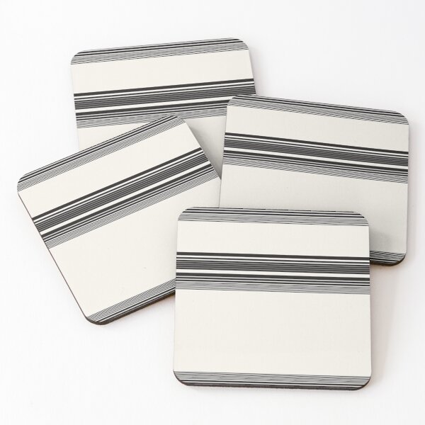 Item preview, Simple trendy black, orange and white stripes designed and sold by africanvisuals.