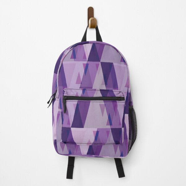 Item preview, Vertical Triangles Pattern – Purple & Lilac designed and sold by RoguePatterns.