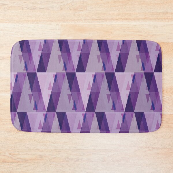 Item preview, Vertical Triangles Pattern – Purple & Lilac designed and sold by RoguePatterns.