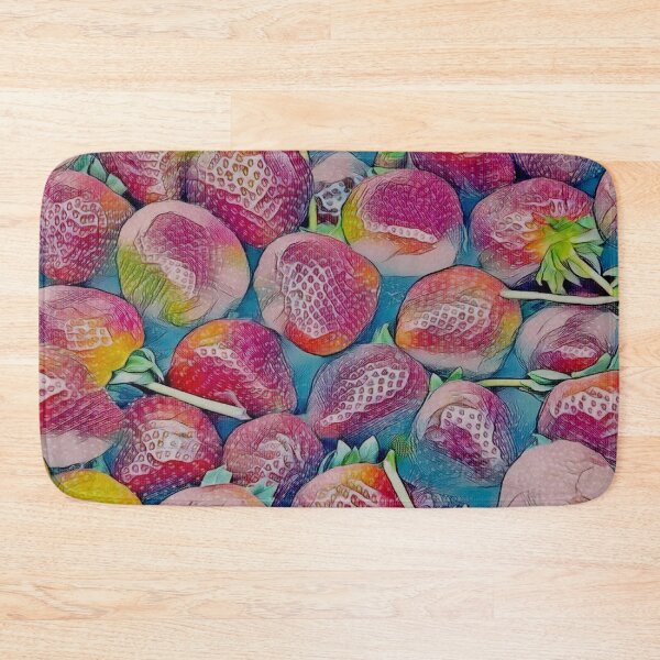 Item preview, Strawberries Yum - Juicy Strawberry Illustration designed and sold by Galathi Designs.