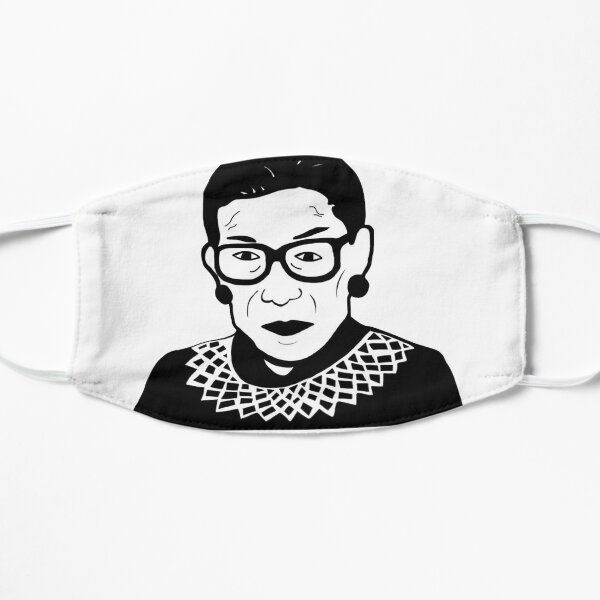 Ruth Bader Ginsburg: Tzadeket Flat Mask