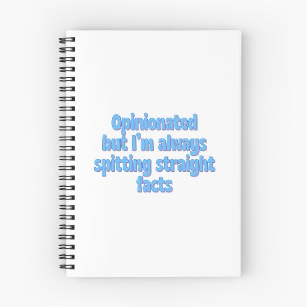 Item preview, Opinionated But Always Spitting Facts Sassy Blue designed and sold by sharedipmemes.