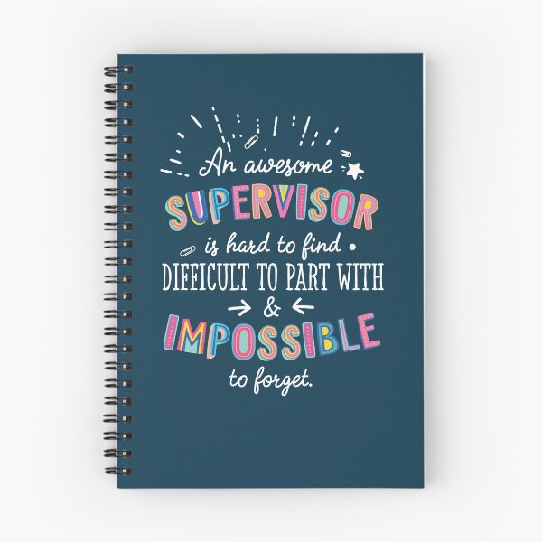 Item preview, An awesome Supervisor Gift Idea - Impossible to Forget Quote designed and sold by betternotes.
