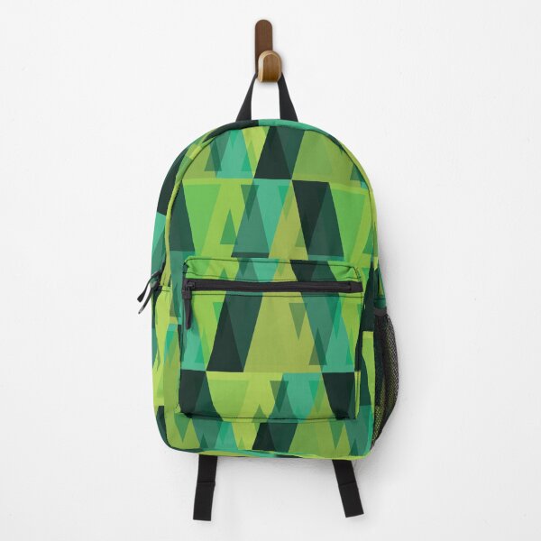 Item preview, Vertical Triangles Pattern – Green designed and sold by RoguePatterns.