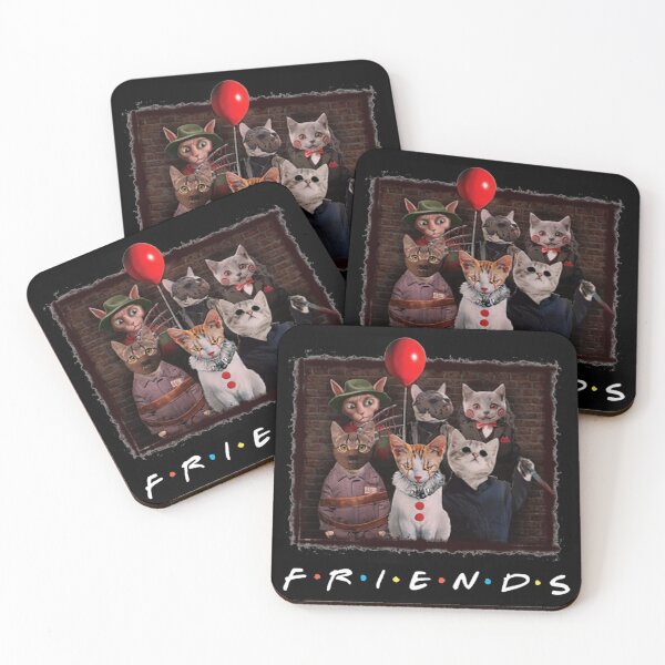 Item preview, Halloween friends cat in horror movie character designed and sold by OttoAngel.