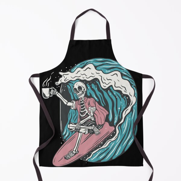 Item preview, Funny Surfer Skull designed and sold by PatternSquare.